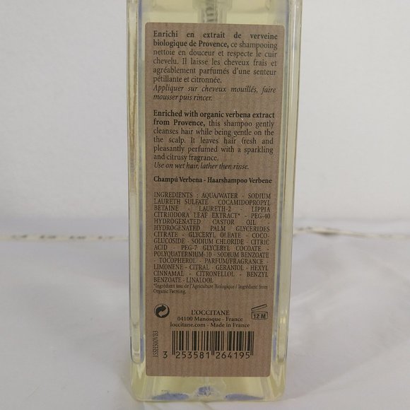L'Occitane Verbena Shampoo - 500ml /16.9OZ NEW - Picture 4 of 6